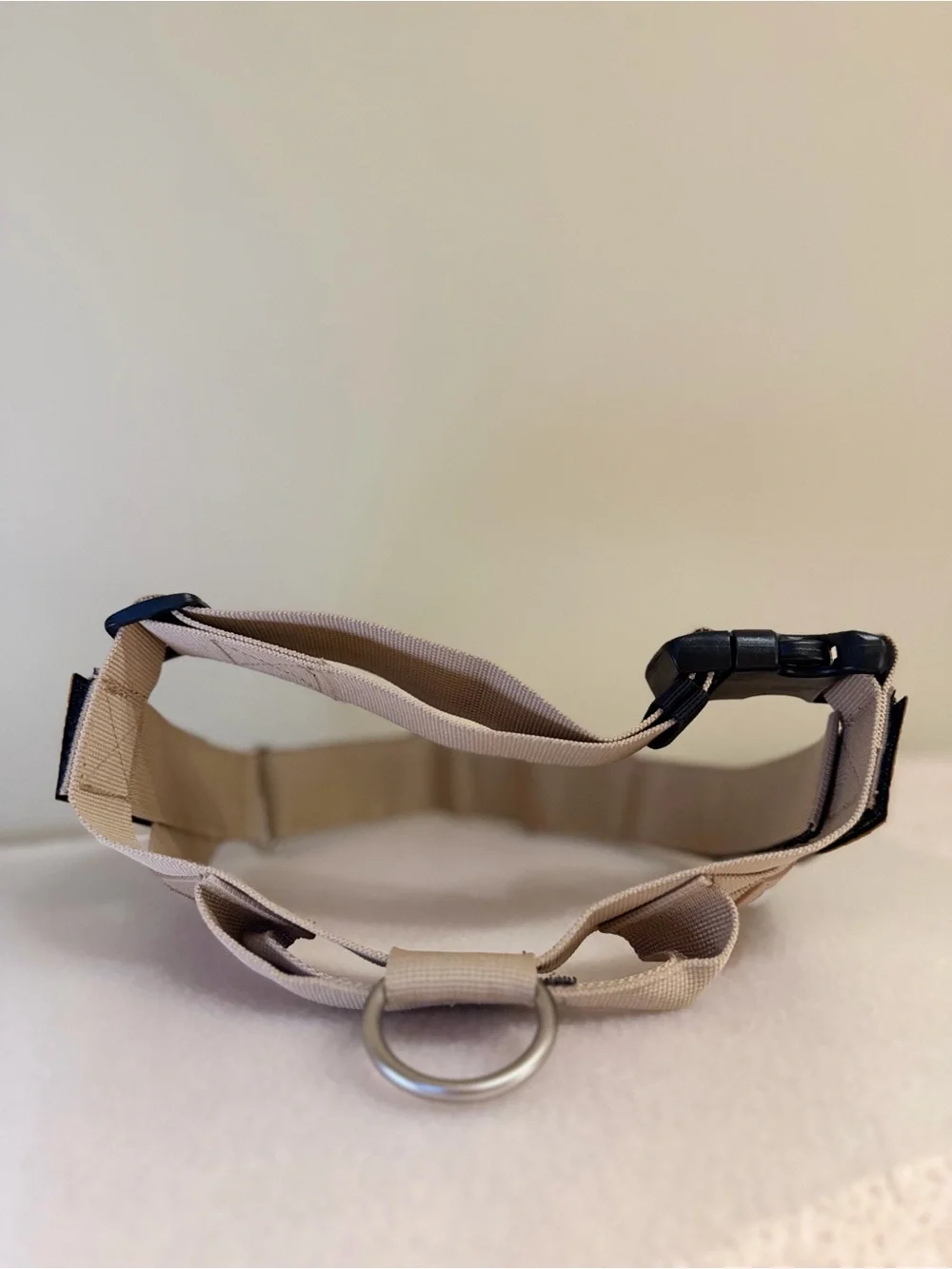 Beige Adjustable Dog Harness